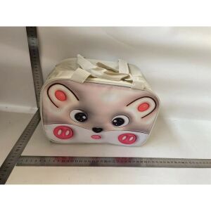 Geantă termică KeepHome cu design 3D de hamster, bej - Transportatori de alimente și băuturi