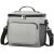 Ebédtáska, KeepHome, Multifunkcionális, Rekeszes, 2 féle fogantyú, Vízálló, 26x24x17 cm, Szürke 114980859