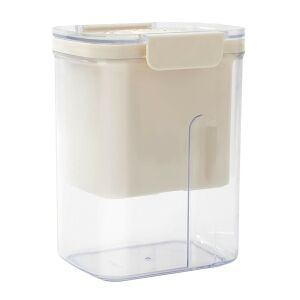 Set Presă pentru Brânză KeepHome, Alb, 18x9.7x13 cm, cu Lingură Neagră - Cutii alimentare