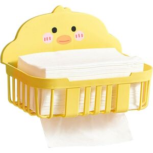 KeepHome Cutie de Depozitare pe Perete în Formă de Rață, Galben, 13x19x12 cm - Accesorii baie