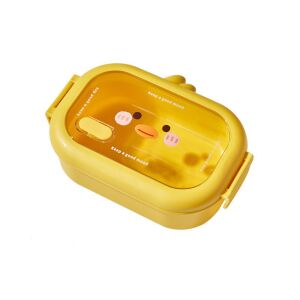 Cutie de prânz galbenă KeepHome Ratusca cu design de rață - Transportatori de alimente și băuturi