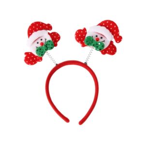 Dekoratív koszorú, KeepHome, karácsonyi téma, 12 x 25 cm, hóember modell, univerzális méret, piros/fehér 114981886 - Hajcsat, hajráf