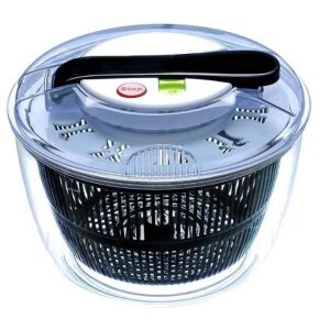Uscator Manual pentru Salata si Verdeturi, KipHome, Plastic, 20x20x25 cm, Capacitate 5L, Negru 114981961 - Cutii alimentare