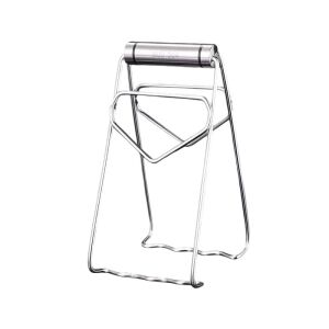 Clema pentru Boluri KeepHome din Oțel Inoxidabil, Anti-Alunecare, pentru Oale, Tigăi, de Uz Casnic, Rezistent la Temperaturi Înalte, 19.5x9.8x8 cm, Gri - Ustensile de bucătărie