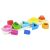 Jucarie Montessori din Lemn, KipHome, Tip Puzzle, cu 5 Forme Asimetrice, 15 Piese, Educativa, Interactiva, Creativa, Model Forme Geometrice, Materiale Non Toxice, +2 Ani, 29x6.5 cm, Multicolo 114982981