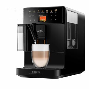 Automatický kávovar ETA Acorto 9180 90000, pripravuje cappuccino - Mlynčeky na kávu a Automatický kávovar