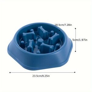 Habzsolásgátló etetőtál kutyáknak Zöld, Lassú Evés Segítő Kiegészítővel 114984102 - Evéslassító kisállat tál