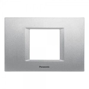 Rama 2/3 module argintie Thea Modular Panasonic 114989860 - Panasonic Rame pentru întrerupătoare