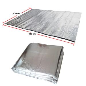Auto zvukotesný materiál s hliníkovou vrstvou, rozmer 140cm x 100cm x 6mm 114990005 - Izolačná fólia