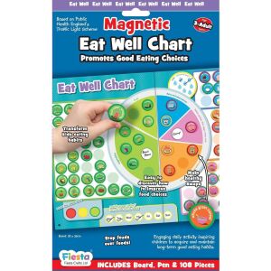 Mágneses készlet Egyél jól Eat Well Chart, FCT-2946_1, Fiesta Crafts 114991491 - Tervezőtábla