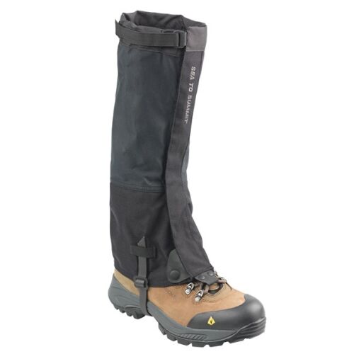 Sea to Summit Quagmire eVent hóvédők, fekete, M méret, vízálló és lélegző, túrázáshoz és trekkinghez