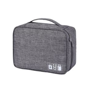 Geantă organizatoare pentru accesorii electronice Velixo Travel izolată pe alb - Organizatori de valize