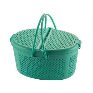 Coș de picnic oval care se încuie, PRODUS POLISH 114996045 - Coșuri de picnic