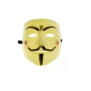 Anonymous Vendetta Maske - Typ 8 - Vorderansicht - Kostüme für Erwachsene