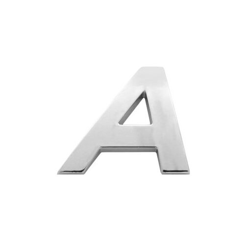 Króm betű A - 26 mm 3D autós emblu00e9ma - Autómatrica