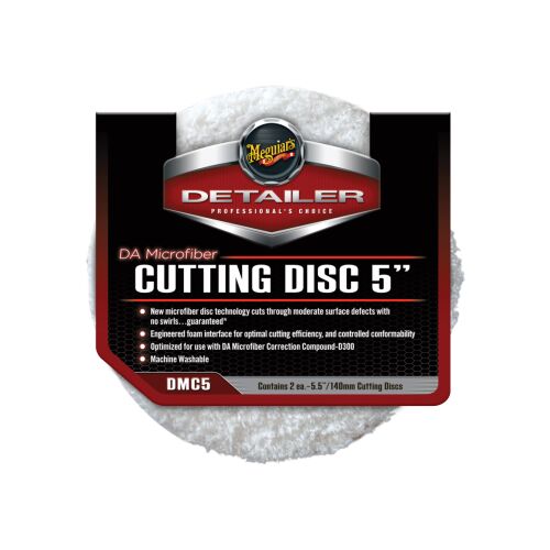 Zestaw 2 ściernych podkładek polerskich z mikrofibrami Meguiar's DA Microfiber Cutting Pad 140mm