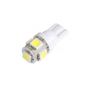W5W T10 5 SMD 24V LED крушка за камиони и ремаркета, бяла светлина - Автомобилна крушка