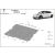 Tesla Model 3 AWD első motor védőlemez szerelési rajz