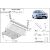 VW Polo 6N2 Motorvédő lemez szerelési rajza