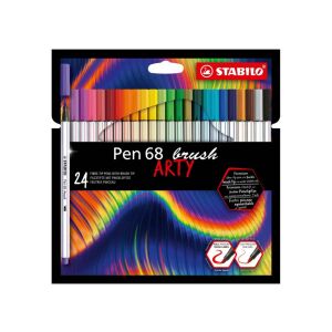 STABILO Pen 68 Brush - Filctoll - ARTY - 24 darabos készlet 115006582 - STABILO Rostirón & Tűfilc