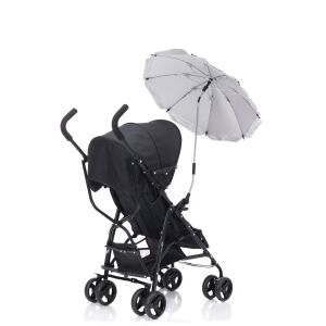 Fillikid grauer Kinderwagen Sonnenschirm am Kinderwagen befestigt - Babys & Toddler
