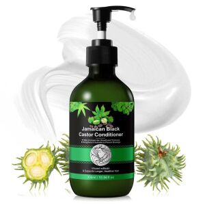 Balsam de Par cu Ulei de Ricin Negru Jamaican pentru Cresterea Parului, Ingroasarea si Intarirea Firului de Par, Infuzat cu Biotina, NOVA KISS®, 300 ml 115012393 - Balsam de păr
