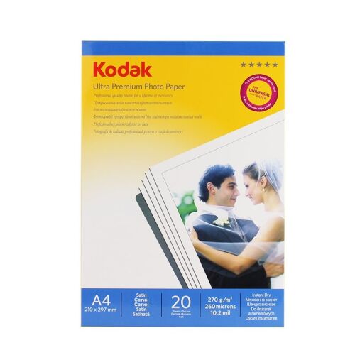 Фотохартия kodak a4 270гр ultra premium сатен 115015537