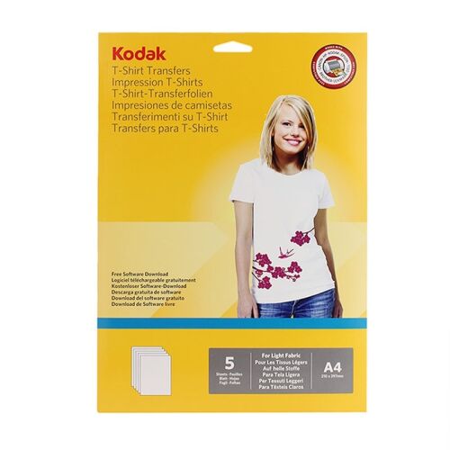 Hartie transfer termic Kodak A4, pentru textile albe 115015588