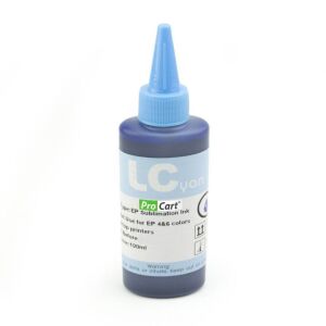 ProCart Light Cyan Sublimations-Tinte für Epson Drucker, 100ml - Drucker & Scanner