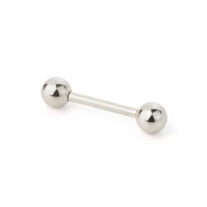 Barbell - egyenes szárú - ezüst szín 115018241 - Barbell piercing