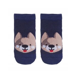 Yo!club pamut bokazokni (23-26) - sötétkék kutyus 115020171 - Yoclub