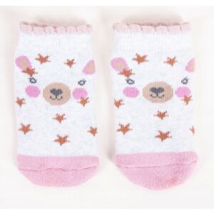 Yo!club frottír zokni 0-3 hó - szürke/maci 115020290 - Yoclub