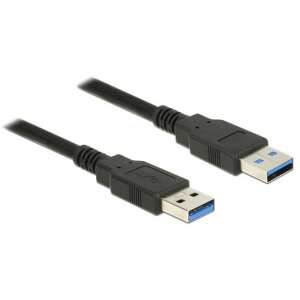 Kábel Delock USB 3.0 A do A, 1,5m, čierny - USB káble