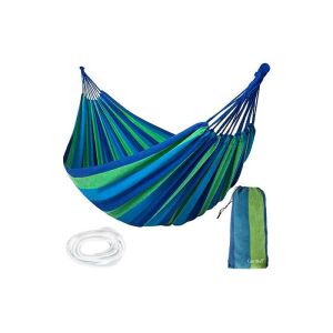 Színes Iso Trade függőágy 150 kg 240 x 150 141202029 - Kemping függőágy