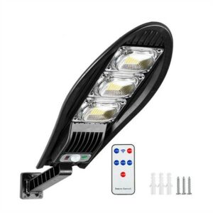 Solar-LED-Straßenleuchte mit Bewegungsmelder und Fernbedienung 115025648 - Elektroinstallation