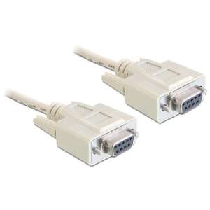 Delock 9-pin serial null modem cable, 5 meters, female to female - Cable