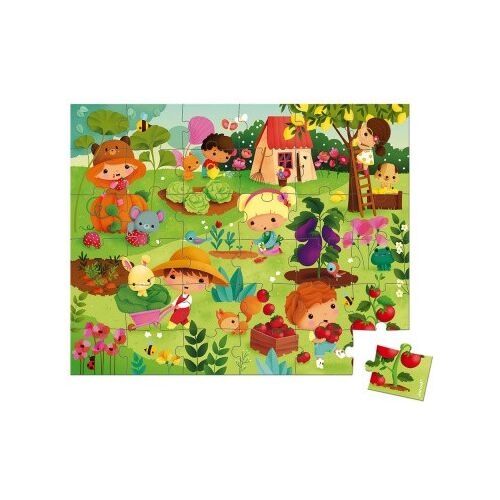 Janod Kert puzzle gyerekeknek, 36 darabos