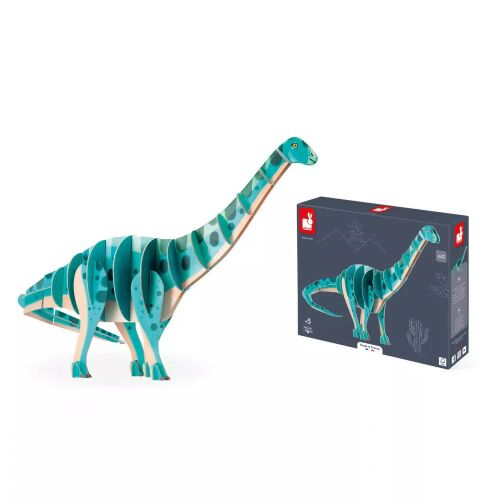 Janod DINO Diplodocus 3D Puzzle csomagolással