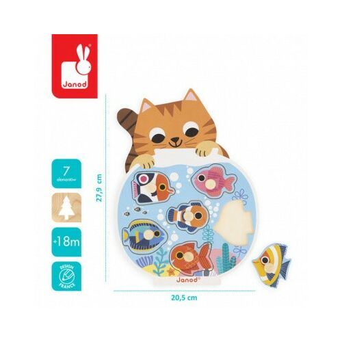 Janod 07109 Akvárium forma puzzle 122902137