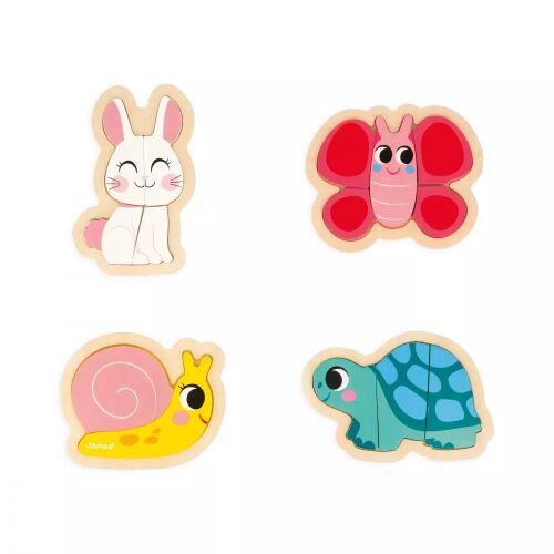 Janod 07116 4 EGYRE NEHEZEBB PUZZLE - KERT 122902290