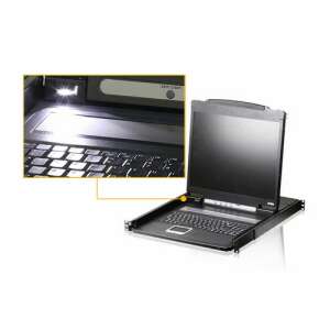 ATEN CL1000N KVM Console LCD 19'' + keyboard + touchpad 19'' 1U 58114639 