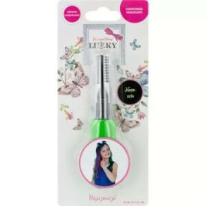 Lukky Vopsea de păr verde neon pentru fete, culoare temporară a părului - Vopsele de păr