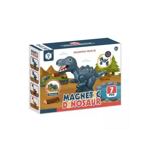 Rastavljiva magnetska figura dinosaura - set od 7 komada, pakiranje