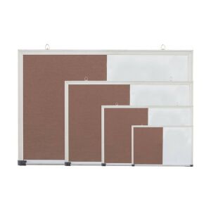 Kombitábla OPTIMA parafa mágneses aluminium keret 30x45 cm 122972616 - Kombi tábla