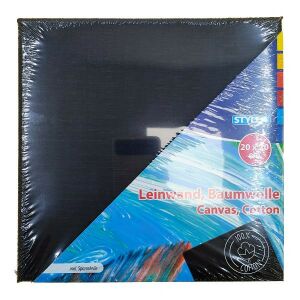 Festővászon STYLEX 20x20 cm fekete 122976674 - Festővászon