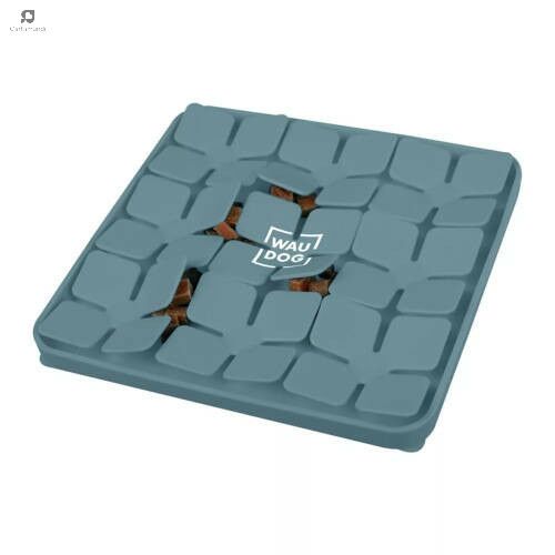 Waudog Silicone Lick Mat - tapadókorongos szőnyeg (szilikon,szürke) kutyák és macskák részére (20.5x20.5x1.7cm) 115059043