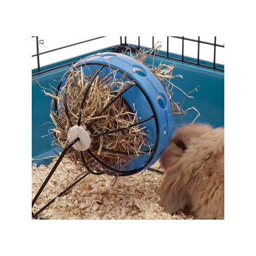 SAVIC Bunny Toy Hay and Snack Feeder - széna és snack etető (kék) nyulak részére (Ø20cm) 115059075