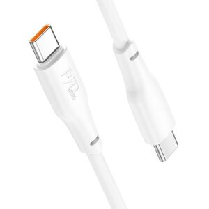 USB-C adatkábel, töltőkábel, USB-C-USB-C (USB Type-C), fehér, 100W 5A 2m, Hoco X93 115061934 - Hoco