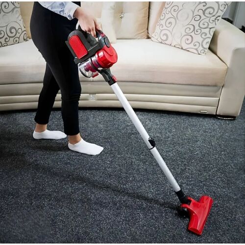 Royalty Line® Álló Cyclone Akkus Porszívó – 14,4 V-os lítium-ion akkumulátorral, piros színben