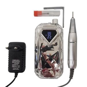 SPT-111 Diamond Crystal akkumulátoros műköröm csiszológép tartozékokkal és hálózati adapterrel - Nono